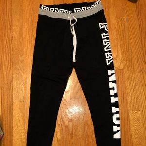 Pink Campus Leggings (Black leggins)